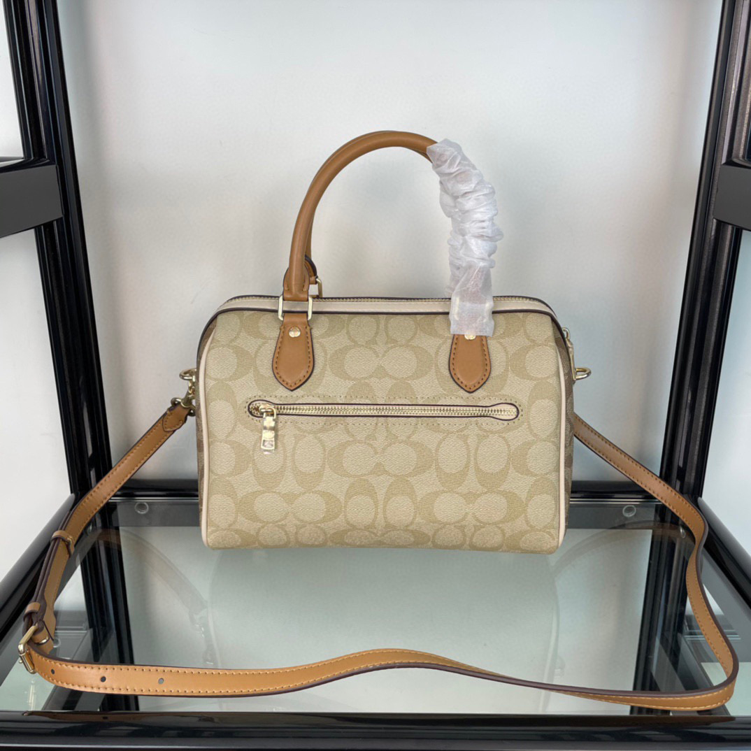 Coach Designer Bag Luxury Leather Crossbody Shoulder Underarm Bag Ladies Women's Fashion Printed Chain Zipper Closure Purse