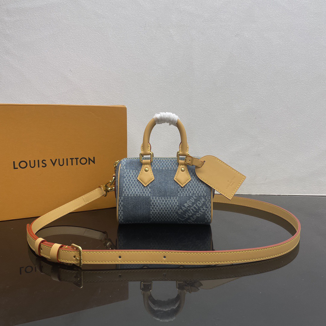 LV Designer Bag Luxury Leather Crossbody Shoulder Underarm Bag Ladies Women's Fashion Printed Chain Zipper Closure Purse