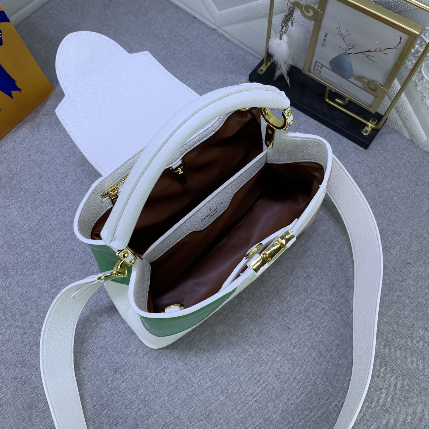 LV Designer Bagss Luxury Bag Shoulder Bag Paired With Lv Letter Iconic Side Rings And Monogram Floral Flip Cover Crossbody Purse Ladies Fashion Bag High Quality Leather Zipper Armpit Bag