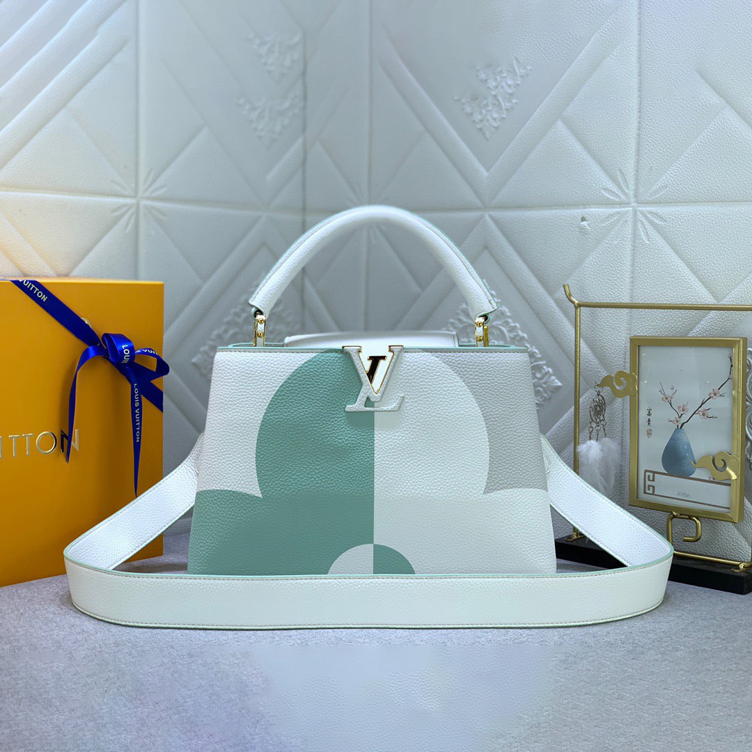 LV Designer Bagss Luxury Bag Shoulder Bag Paired With Lv Letter Iconic Side Rings And Monogram Floral Flip Cover Crossbody Purse Ladies Fashion Bag High Quality Leather Zipper Armpit Bag