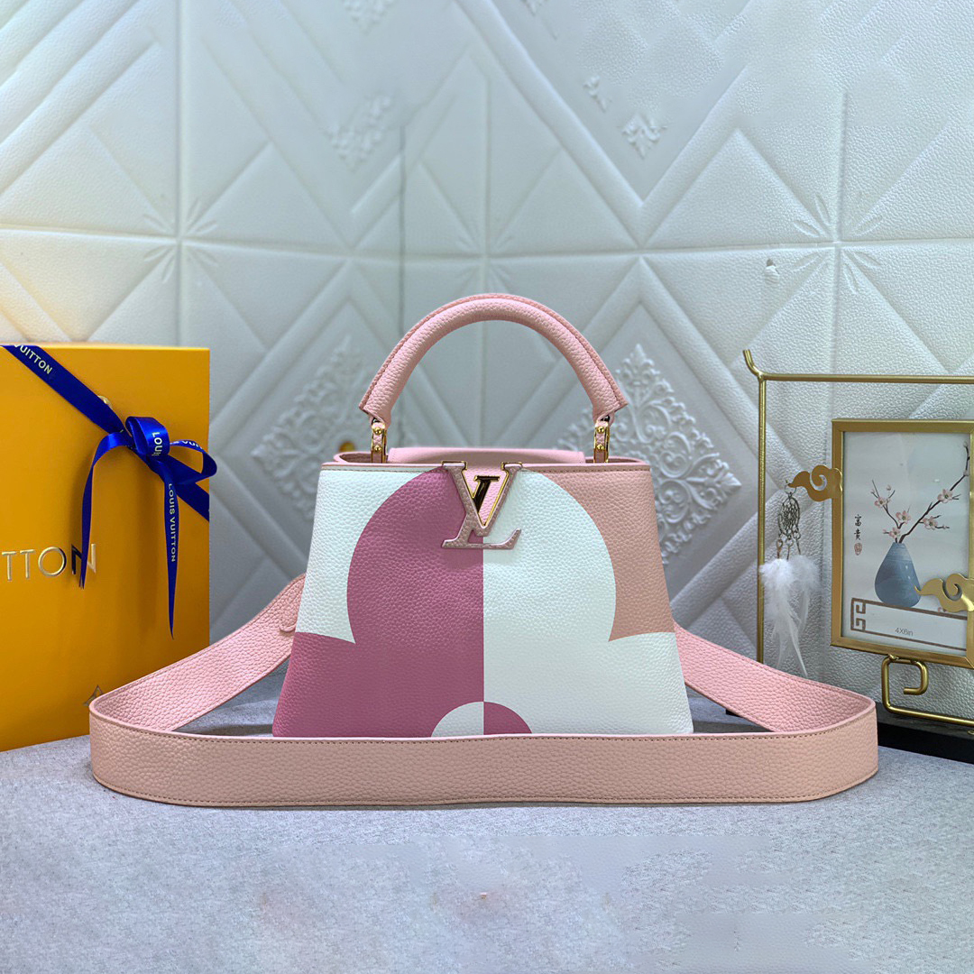 LV Designer Bagss Luxury Bag Shoulder Bag Paired With Lv Letter Iconic Side Rings And Monogram Floral Flip Cover Crossbody Purse Ladies Fashion Bag High Quality Leather Zipper Armpit Bag