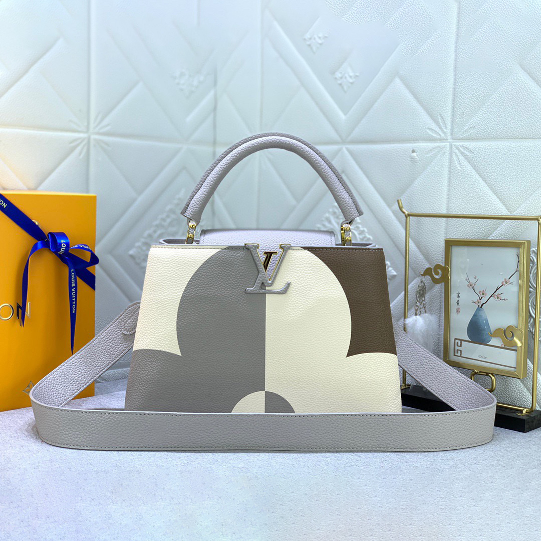 LV Designer Bagss Luxury Bag Shoulder Bag Paired With Lv Letter Iconic Side Rings And Monogram Floral Flip Cover Crossbody Purse Ladies Fashion Bag High Quality Leather Zipper Armpit Bag