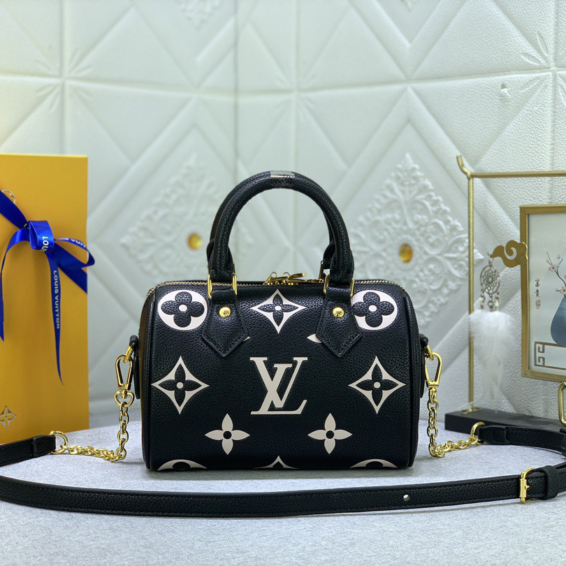 LV Designer Bag Luxury Leather Crossbody Shoulder Underarm Bag Ladies Women's Fashion Printed Chain Zipper Closure Purse