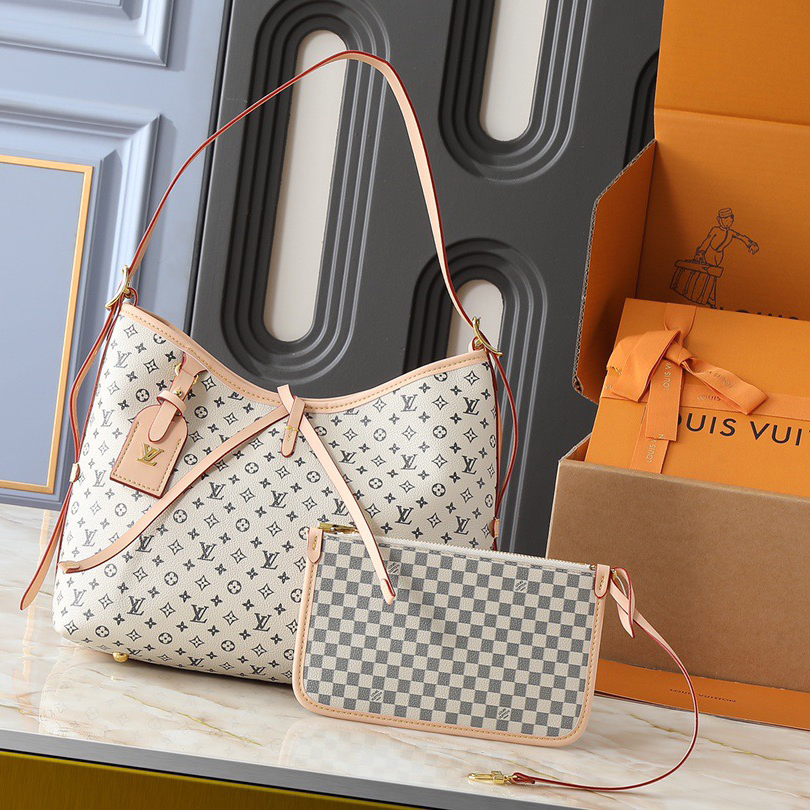 LV Designer Bagss Luxury Bag Shoulder Bag Embossed Leather Abundant Configuration With A Neat Inner Layer Large Inner Bag Ladies Fashion Bag High Quality Leather Bag