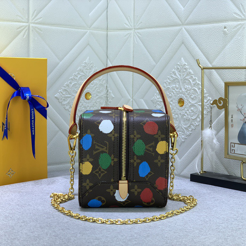 LV Designer Bagss Luxury Bag Colorful Wave Points Shoulder Bag Ladies Fashion Bag High Quality Leather Bag