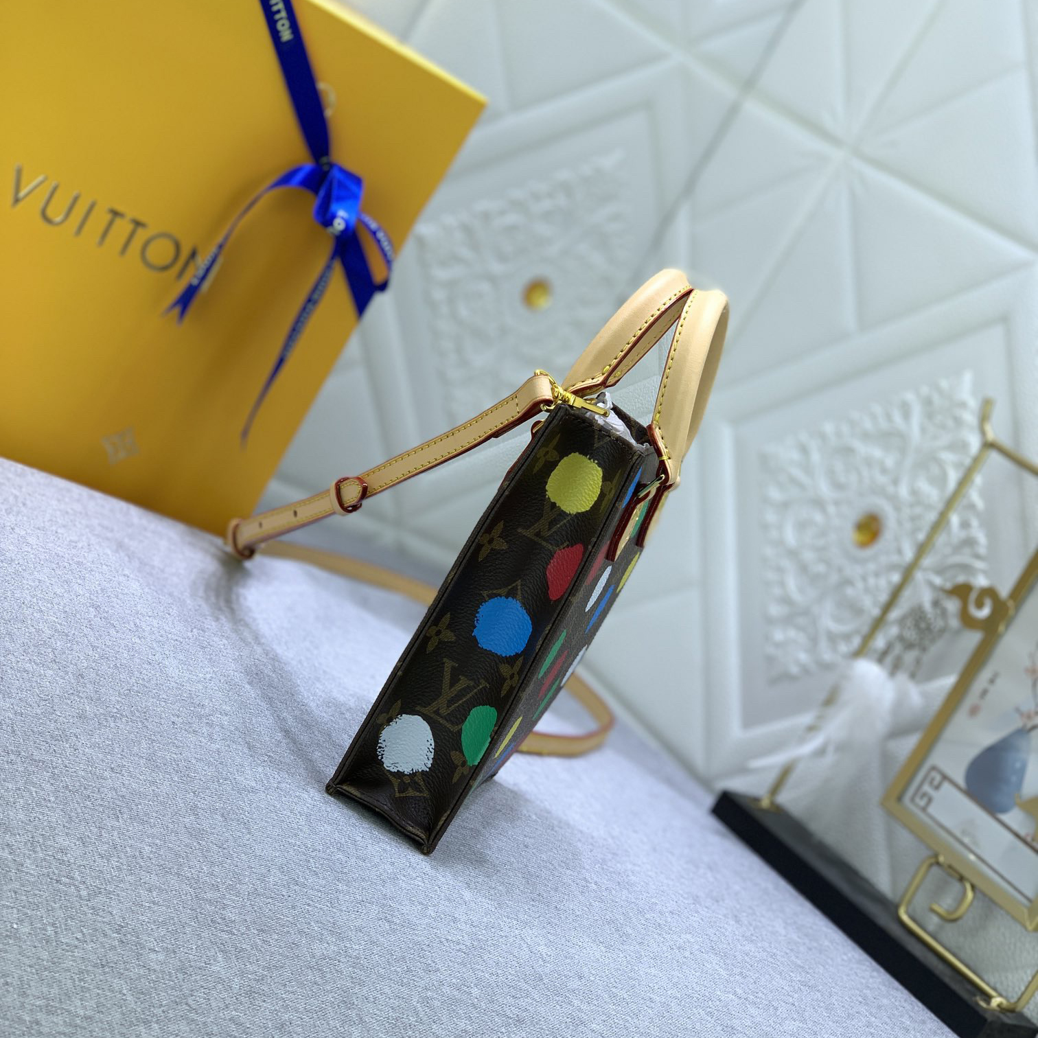 LV Designer Bagss Luxury Bag Colorful Wave Points Shoulder Bag Ladies Fashion Bag High Quality Leather Bag