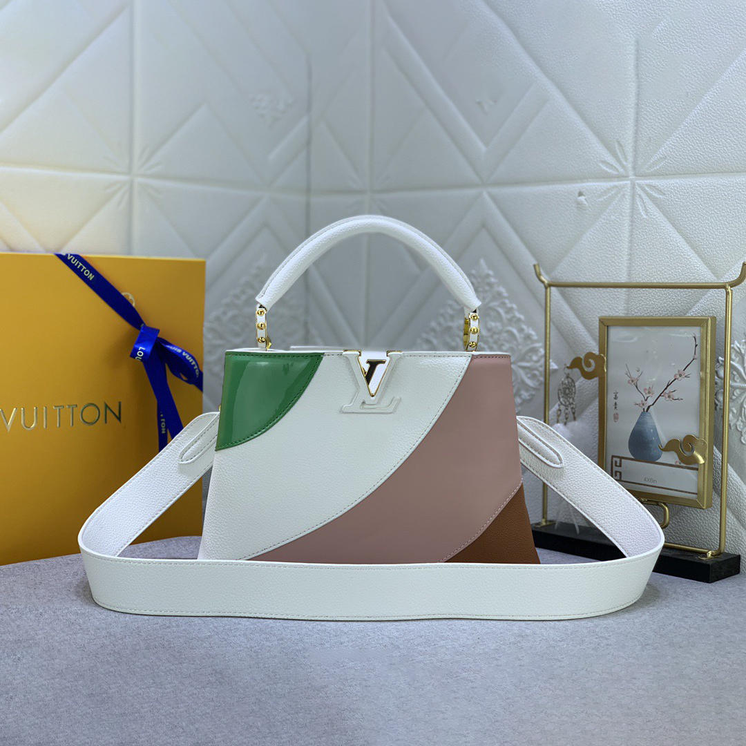 LV Designer Bagss Luxury Bag Shoulder Bag Paired With Lv Letter Iconic Side Rings And Monogram Floral Flip Cover Crossbody Purse Ladies Fashion Bag High Quality Leather Zipper Armpit Bag