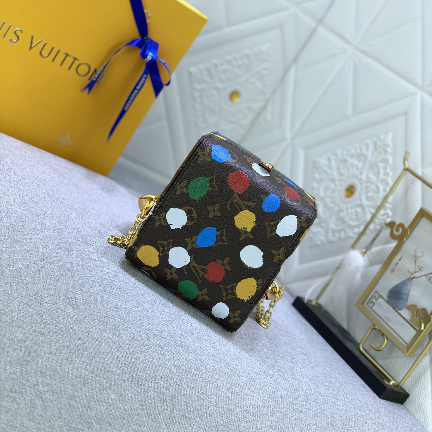 LV Designer Bagss Luxury Bag Colorful Wave Points Shoulder Bag Ladies Fashion Bag High Quality Leather Bag