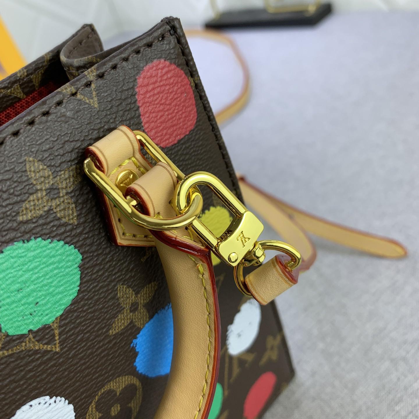 LV Designer Bagss Luxury Bag Colorful Wave Points Shoulder Bag Ladies Fashion Bag High Quality Leather Bag