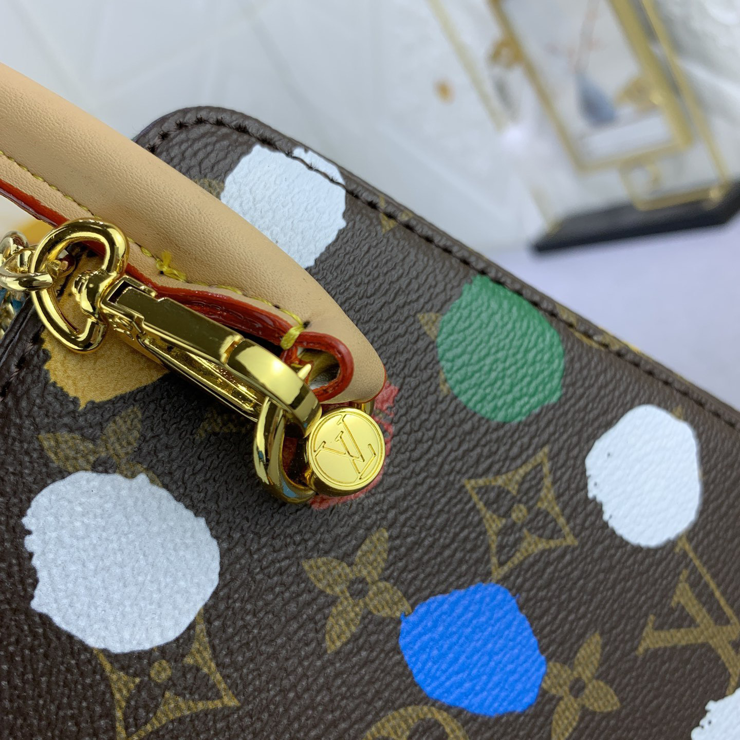 LV Designer Bagss Luxury Bag Colorful Wave Points Shoulder Bag Ladies Fashion Bag High Quality Leather Bag