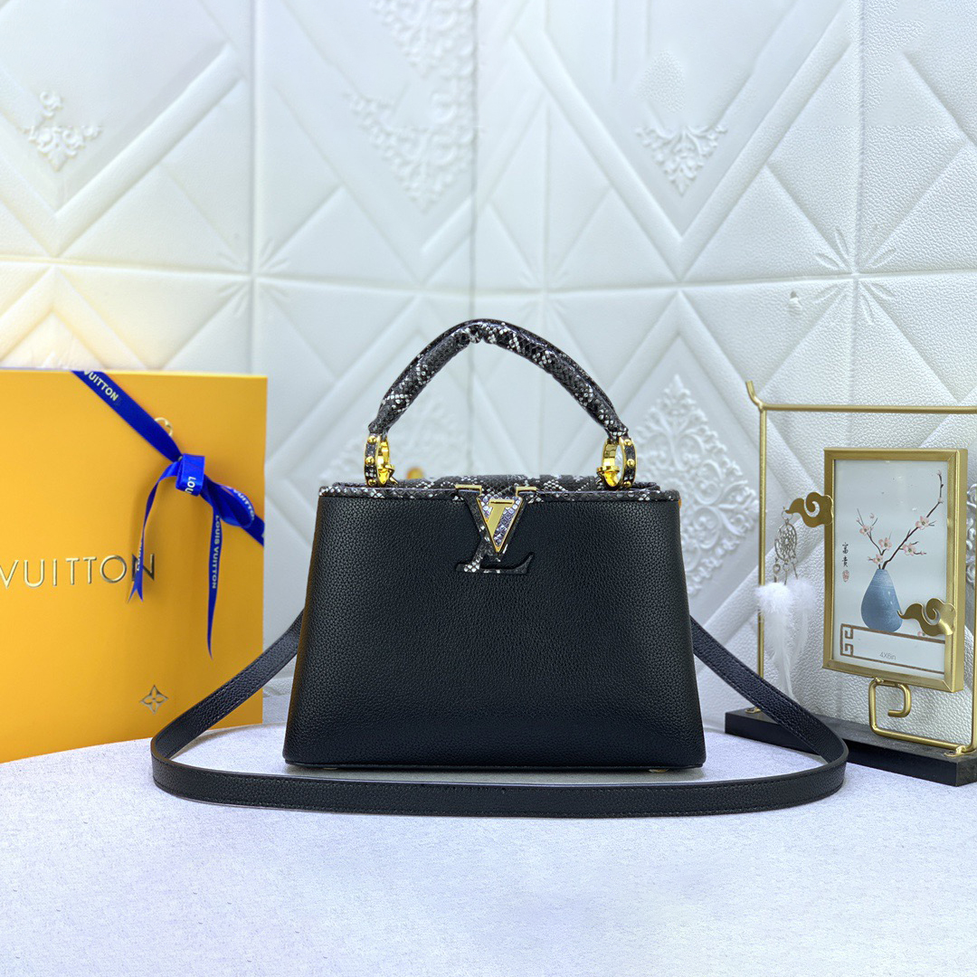 LV Designer Bagss Luxury Bag Shoulder Bag Paired With Lv Letter Iconic Side Rings And Monogram Floral Flip Cover Crossbody Purse Ladies Fashion Bag High Quality Leather Zipper Armpit Bag