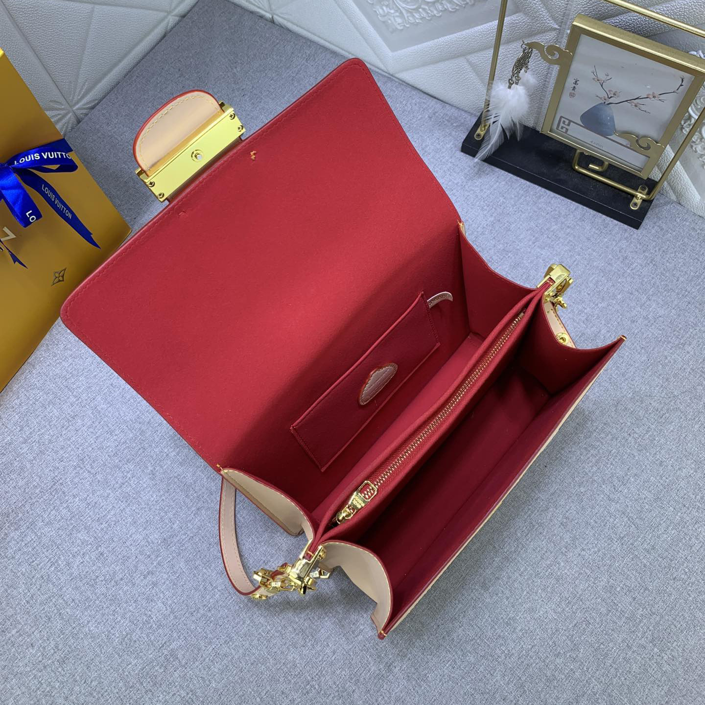 LV Designer Bagss Luxury Bag Colorful Wave Points Shoulder Bag Ladies Fashion Bag High Quality Leather Bag