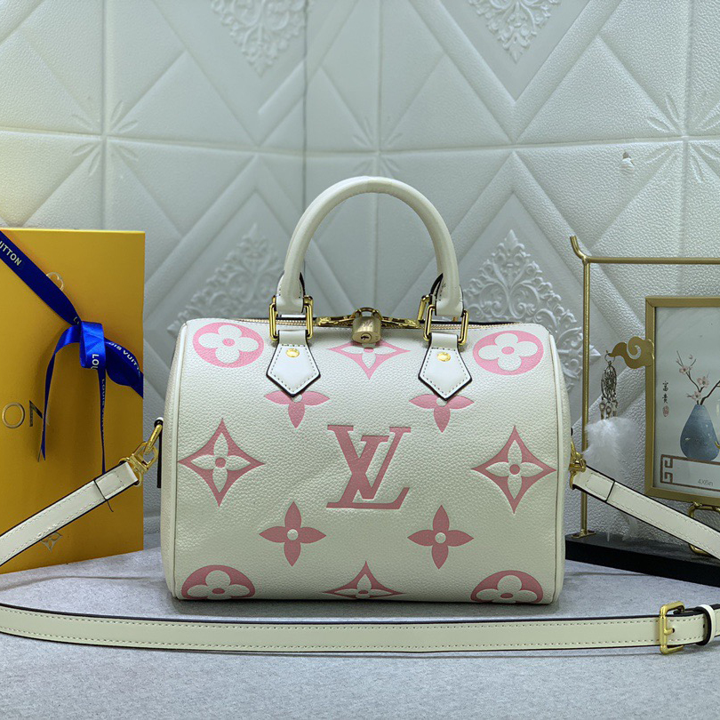 LV Designer Bag Luxury Leather Crossbody Shoulder Underarm Bag Ladies Women's Fashion Printed Chain Zipper Closure Purse