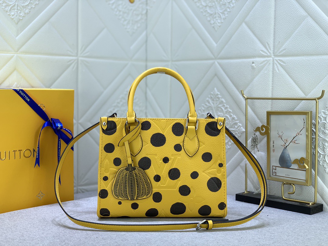 LV Designer Bagss Luxury Bag Classic Handbag Both The Chain And Adjustable Leather Shoulder Strap Can Be Disassembled The Canvas Surface Iconic Polka Dots Of Yayoi Kusanagi Fashion Bag High Quality Leather Bag