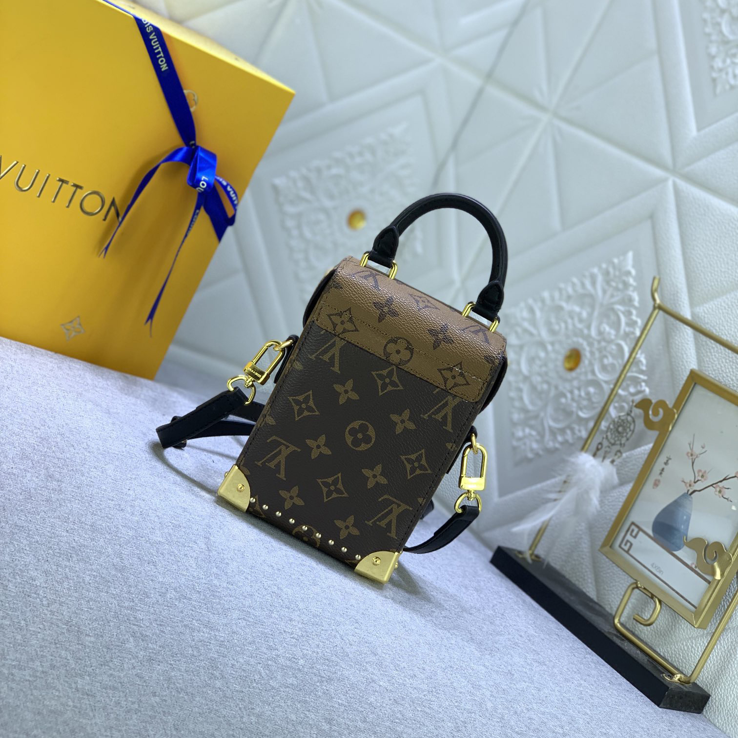 LV Designer Women's Shoulder Bag Luxury Bag Detachable And Adjustable Shoulder High Quality Leather Crossbody Fashion Printed Hand Bag