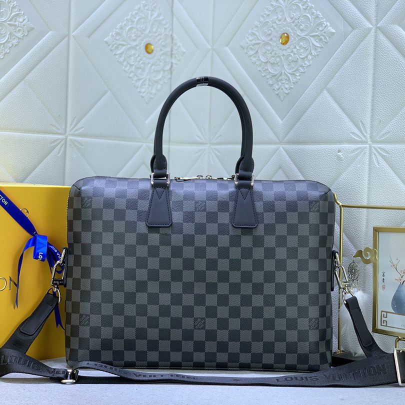 LV Designer Bagss Luxury Bag Classic Handbag Zipper Main Compartment With Fabric Lining And Adjustable Shoulder Straps Can Accommodate A 15 Inch Laptop Fashion Bag High Quality Leather Bag