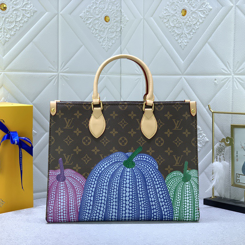 LV Designer Bagss Luxury Bag Classic Handbag Both The Chain And Adjustable Leather Shoulder Strap Can Be Disassembled The Canvas Surface Imitates The Iconic Colorful Polka Dots Of Yayoi Kusanagi Fashion Bag High Quality Leather Bag