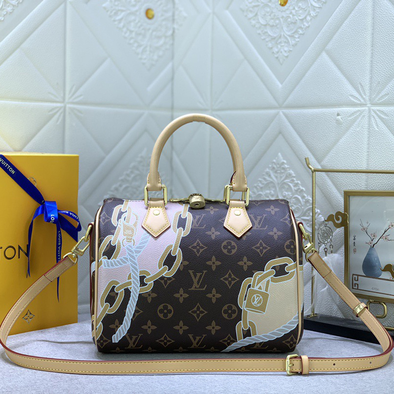 LV Designer Bagss Luxury Bag Classic Printing Handbag Detachable Handle And Detachable And Adjustable Strap Fashion Bag High Quality Leather Bag