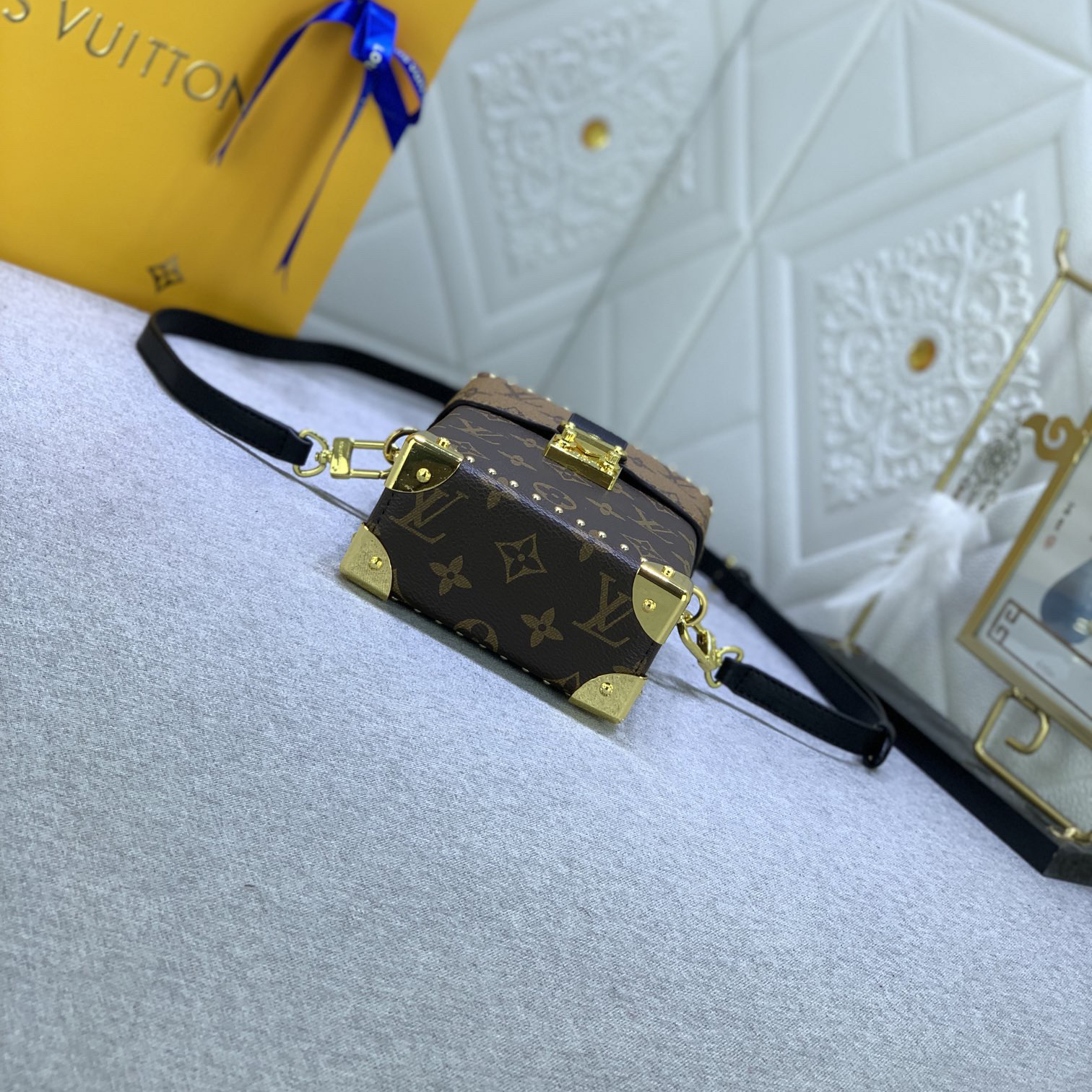 LV Designer Women's Shoulder Bag Luxury Bag Detachable And Adjustable Shoulder High Quality Leather Crossbody Fashion Printed Hand Bag