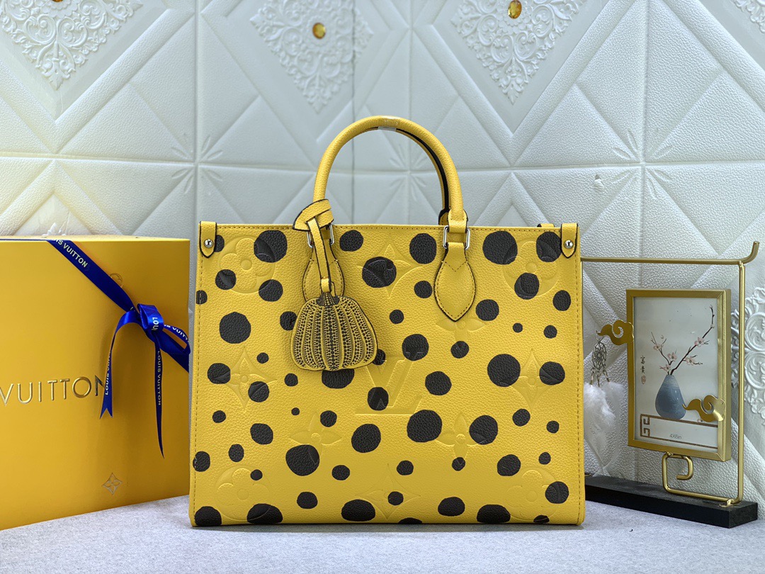 LV Designer Bagss Luxury Bag Classic Handbag Both The Chain And Adjustable Leather Shoulder Strap Can Be Disassembled The Canvas Surface Iconic Polka Dots Of Yayoi Kusanagi Fashion Bag High Quality Leather Bag