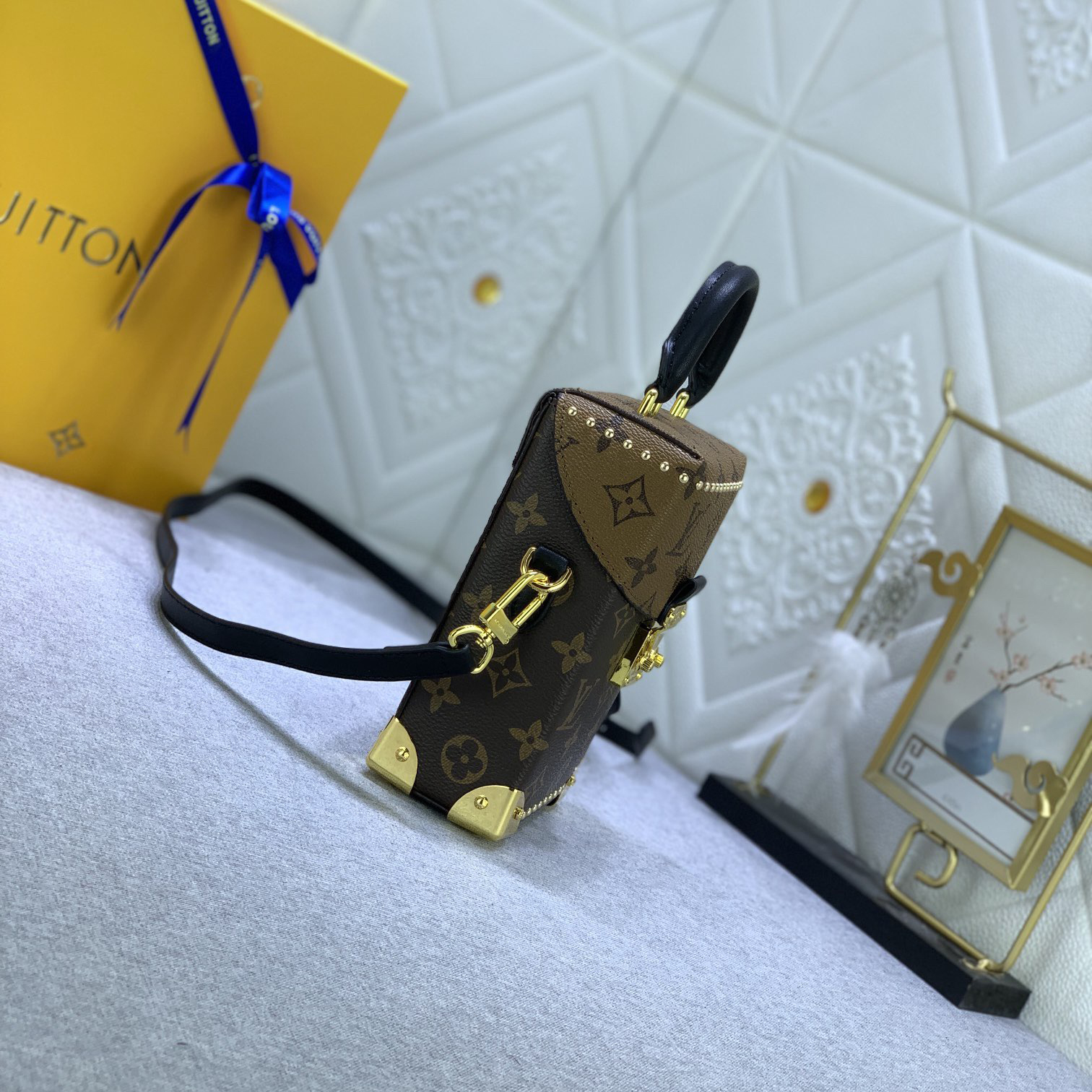 LV Designer Women's Shoulder Bag Luxury Bag Detachable And Adjustable Shoulder High Quality Leather Crossbody Fashion Printed Hand Bag