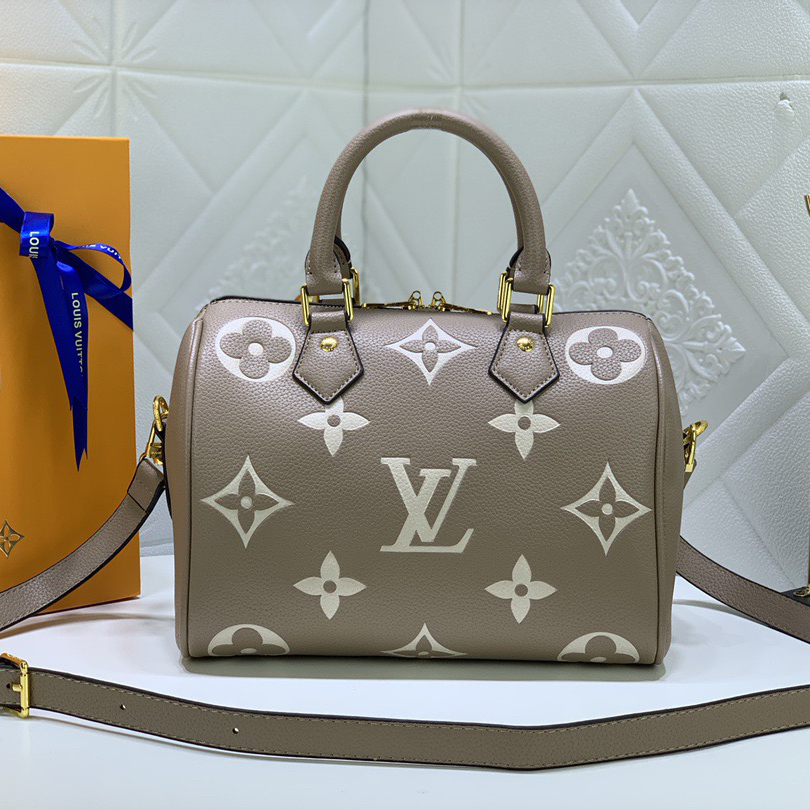 LV Designer Bag Luxury Leather Crossbody Shoulder Underarm Bag Ladies Women's Fashion Printed Chain Zipper Closure Purse