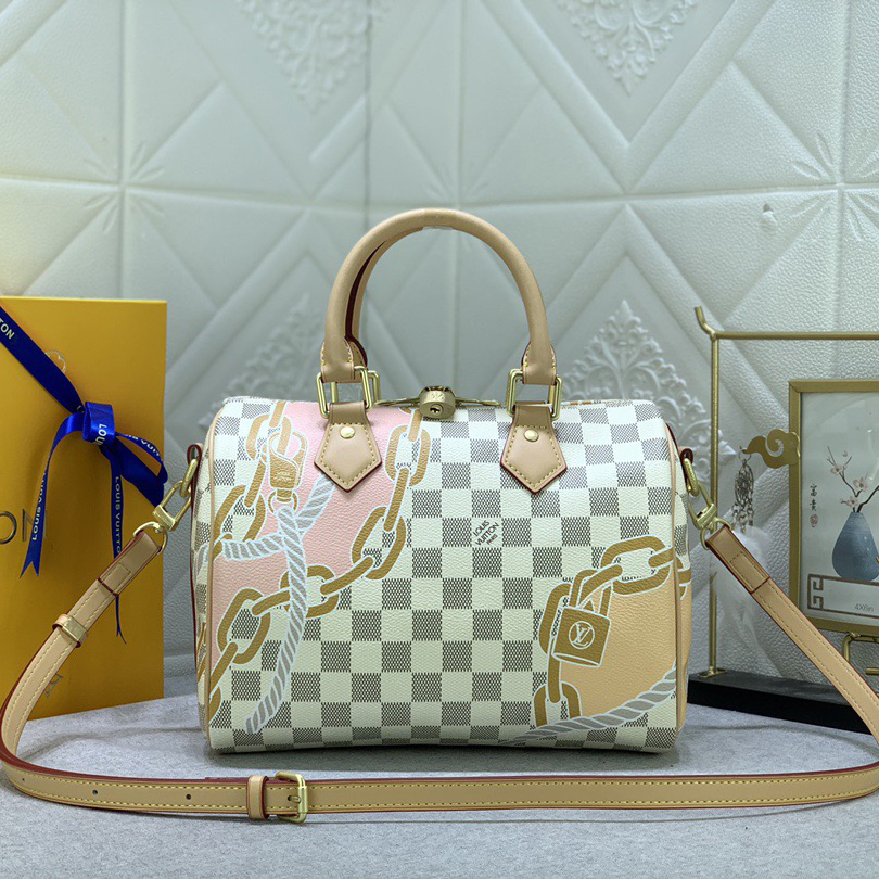 LV Designer Bagss Luxury Bag Classic Printing Handbag Detachable Handle And Detachable And Adjustable Strap Fashion Bag High Quality Leather Bag