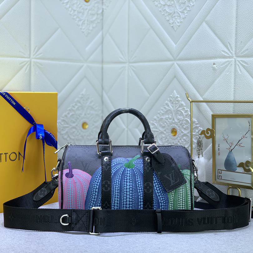 LV Designer Bagss Luxury Bag Classic Handbag Both The Chain And Adjustable Leather Shoulder Strap Can Be Disassembled The Canvas Surface Imitates The Iconic Colorful Polka Dots Of Yayoi Kusanagi Fashion Bag High Quality Leather Bag