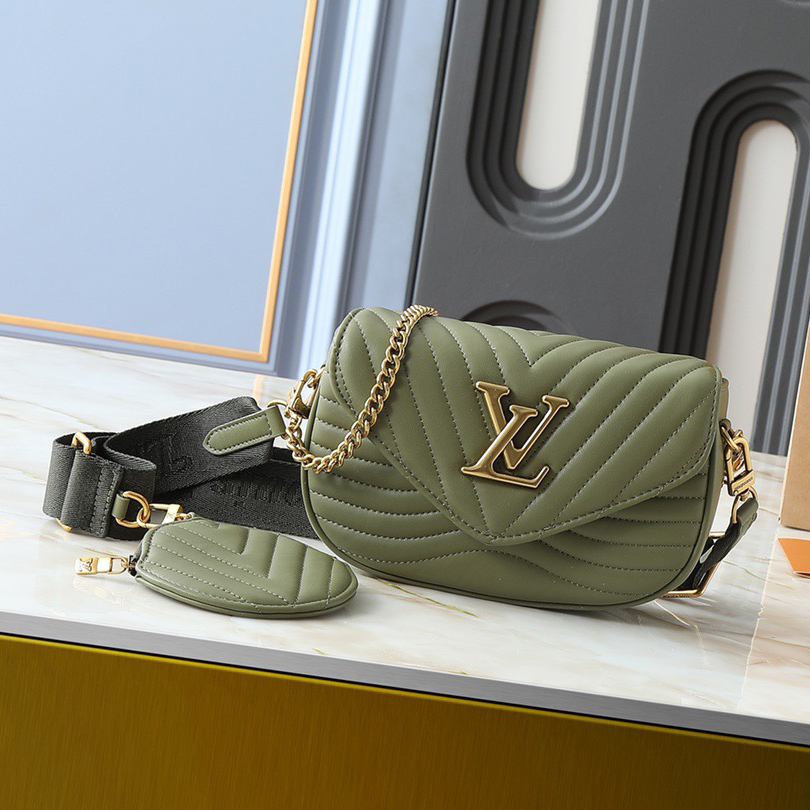 LV High Qualitys Women Handbag Equipped With Detachable And Adjustable Braided Leather Chain Strap For Easy Shoulder Or Crossbody Carrying Lady Clutch Shoulder Tote Female Purse Wallet Hand Bag