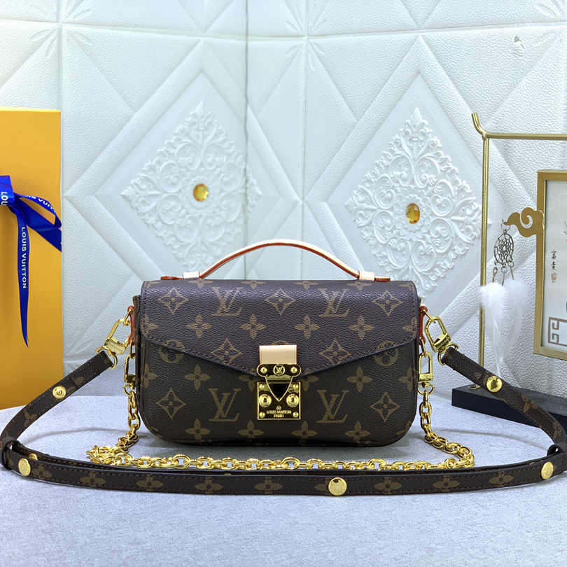 LV Designer Women's Shoulder Bag Luxury Bag Detachable And Adjustable Shoulder High Quality Leather Crossbody Fashion Printed Hand Bag