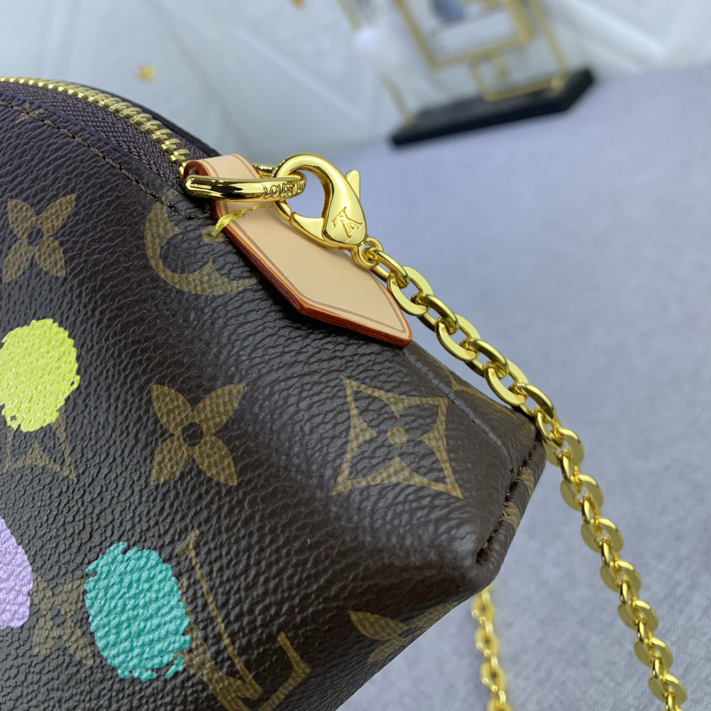 LV Designer Bagss Luxury Bag Colorful Wave Points Shoulder Bag Ladies Fashion Bag High Quality Leather Bag