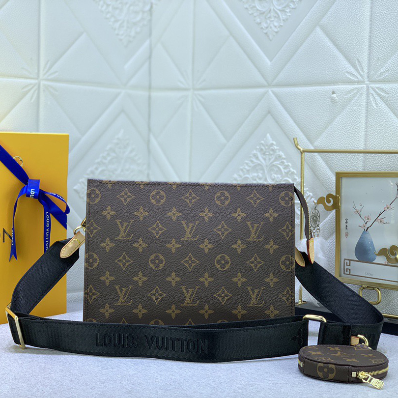 LV Designer Bagss Luxury Bag Classic Handbag Retro Print Unisex Bag Adjustable Shoulder Straps Can Also Be Removed Women High Quality Leather Bag