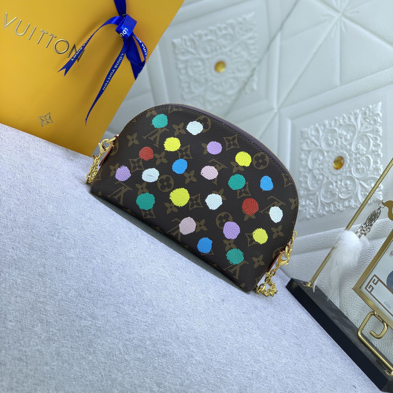 LV Designer Bagss Luxury Bag Colorful Wave Points Shoulder Bag Ladies Fashion Bag High Quality Leather Bag