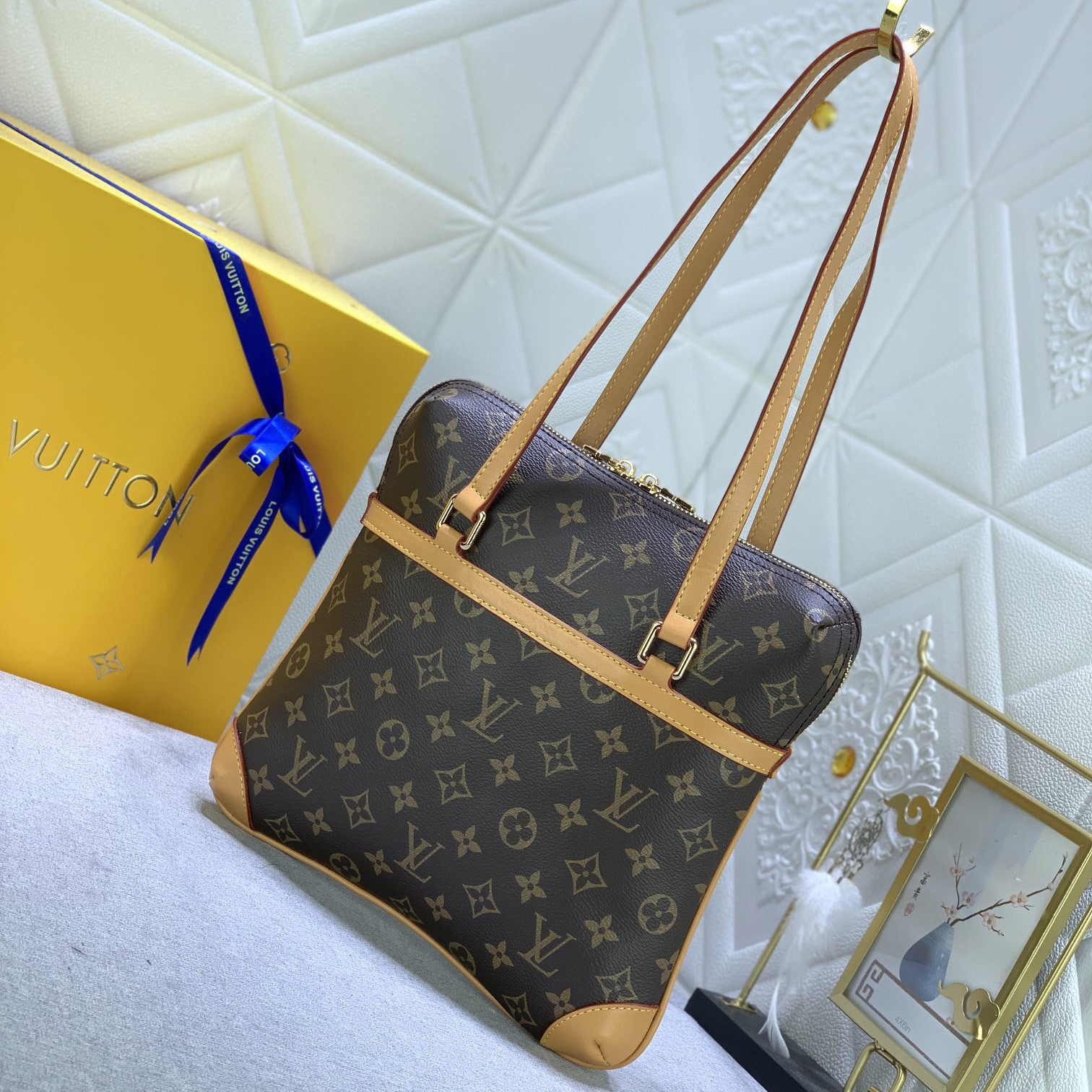 LV High Qualitys Women Bags Luxurys Handbags Ladies Designer Composite Bags Lady Clutch Bag Shoulder Tote Female Purse Wallet Hand Bag