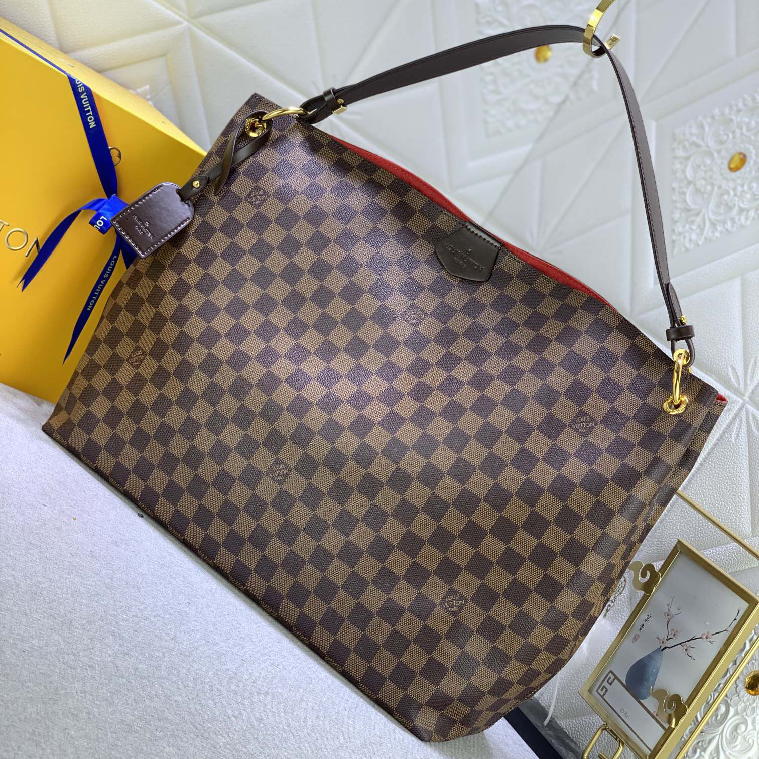LV Designer Bag Shoulder Bag Luxury Bag Purse Tote Classic Logo Women's Tramp Bag High Quality Leather Crossbody Fashion Printed Hand Bag