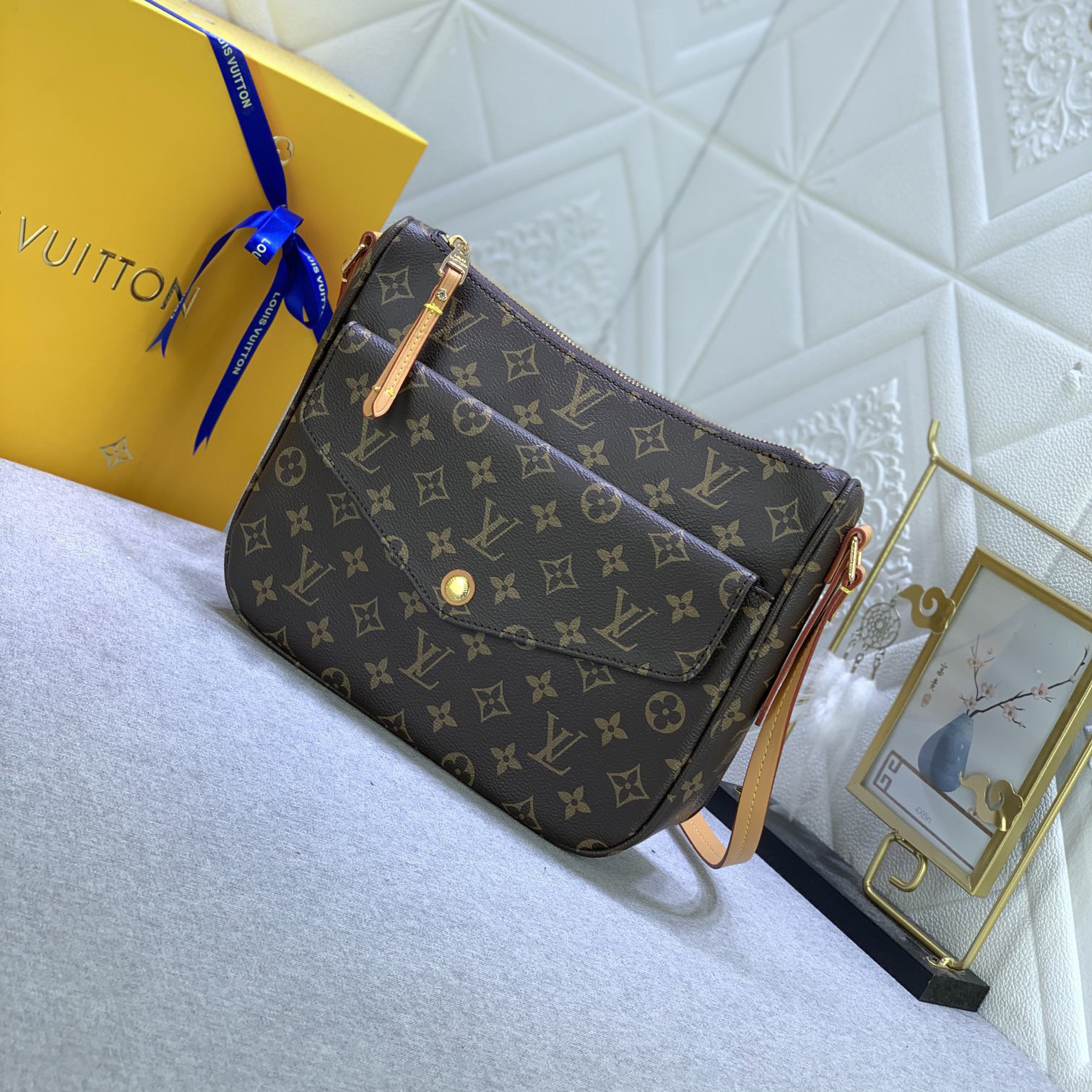 LV High Qualitys Women Bags Luxurys Handbags Ladies Designer Composite Bags Lady Clutch Bag Shoulder Tote Female Purse Wallet Hand Bag