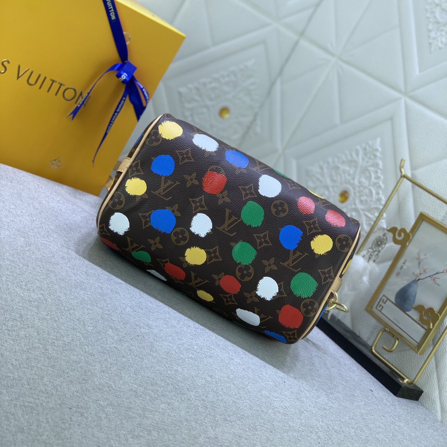 LV Designer Bagss Luxury Bag Colorful Wave Points Shoulder Bag Ladies Fashion Bag High Quality Leather Bag