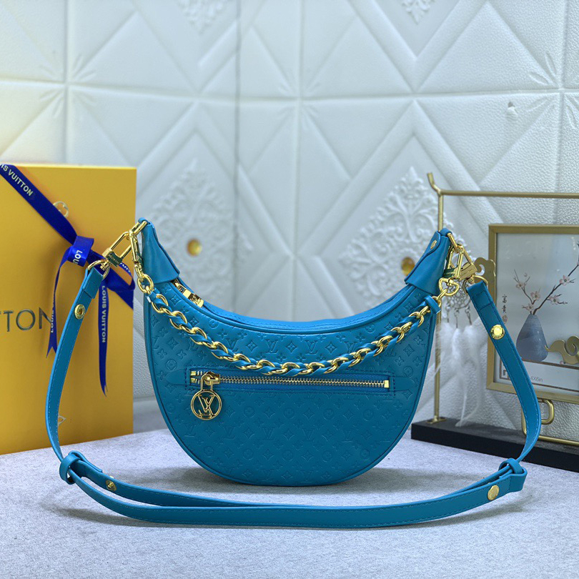 LV Designer Bag Shoulder Bag Luxury Bag Adjustable Shoulder Straps For Easy Shoulder Or Crossbody Crossbody Designer Bag Ladies Casual Handbag Chain Ladies Moon Package Half Circle Package Arc Package Pea Package Mini Bag