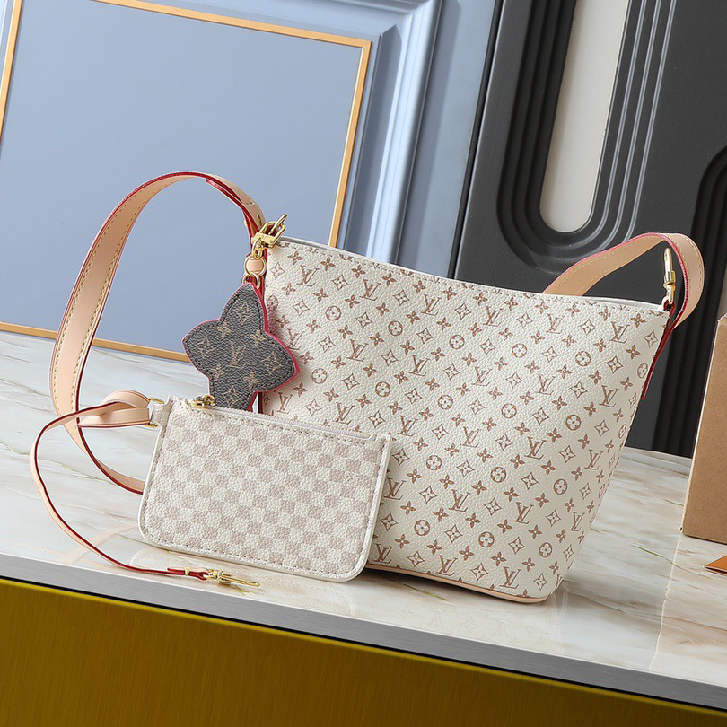 LV High qualitys Women Bags Luxurys Handbags Ladies Designer Composite Bags Lady Clutch Bag Shoulder Tote Female Purse Wallet Hand Bag