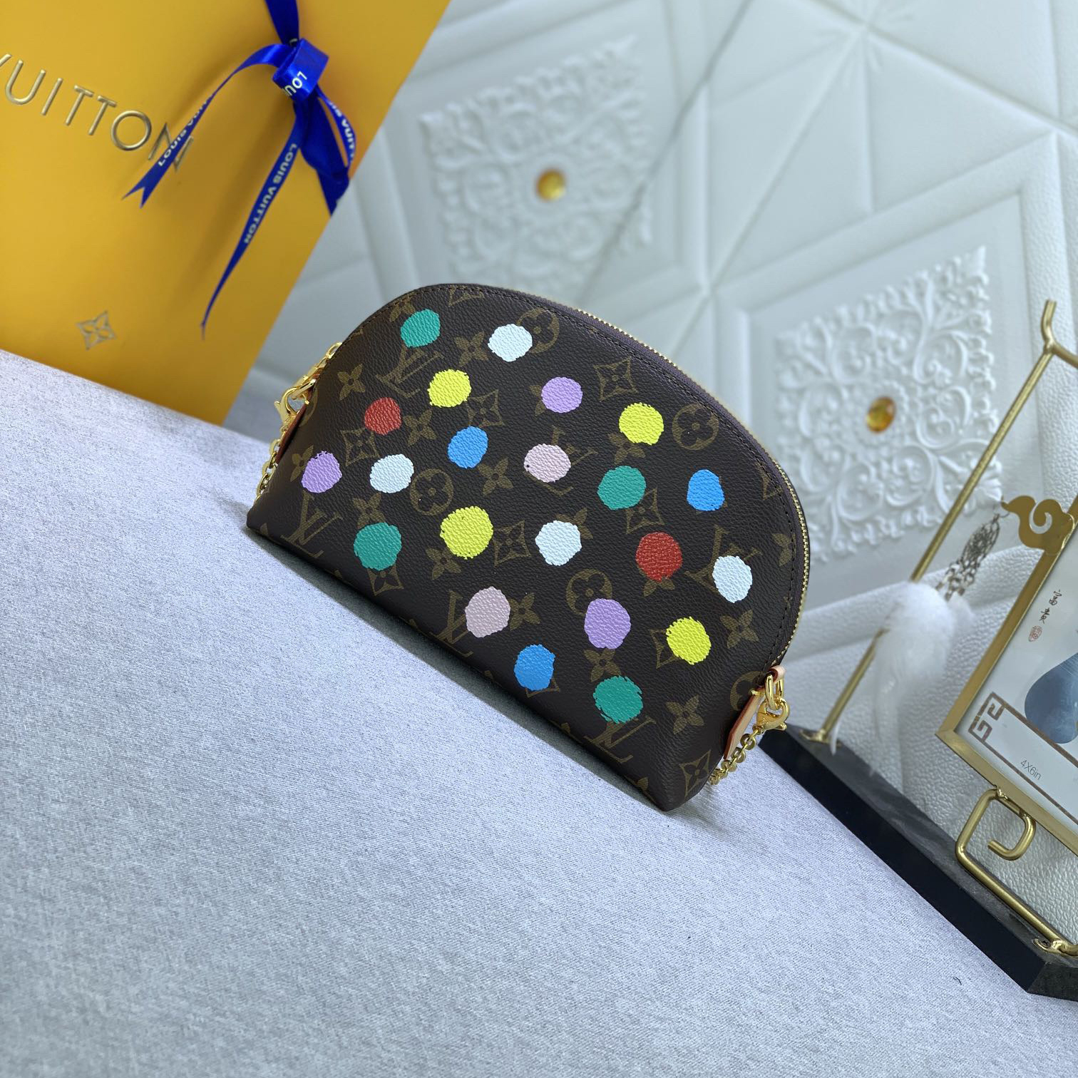 LV Designer Bagss Luxury Bag Colorful Wave Points Shoulder Bag Ladies Fashion Bag High Quality Leather Bag