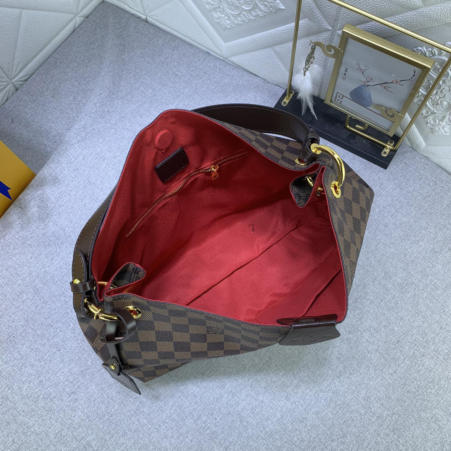 LV Designer Bag Shoulder Bag Luxury Bag Purse Tote Classic Logo Women's Tramp Bag High Quality Leather Crossbody Fashion Printed Hand Bag