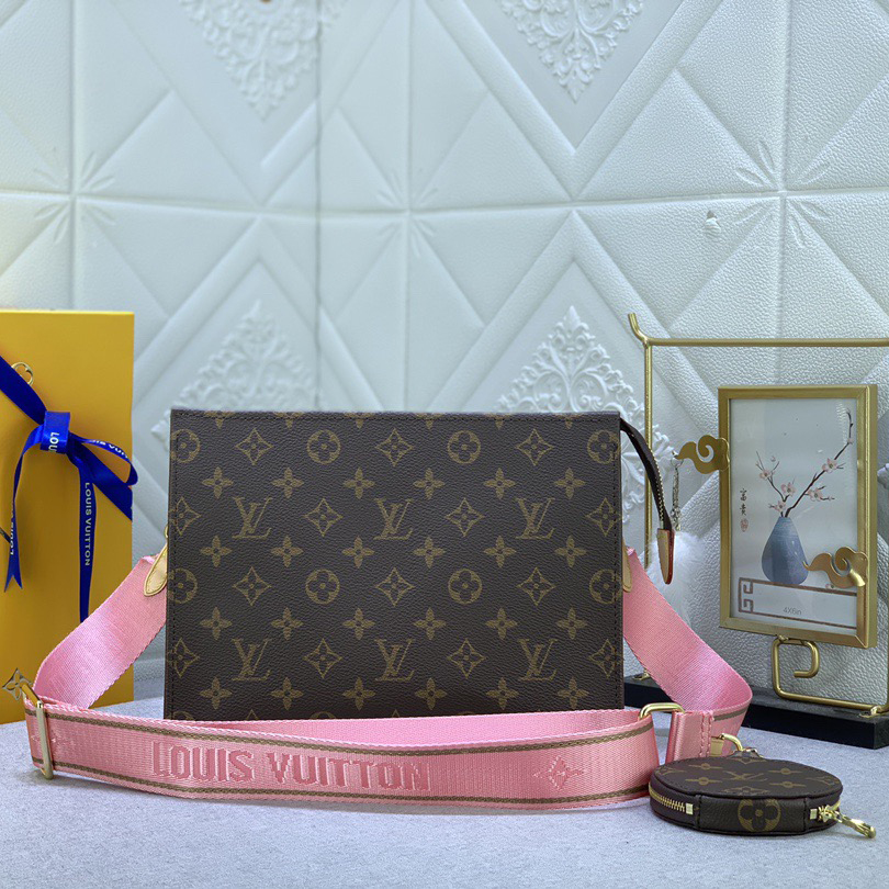 LV Designer Bagss Luxury Bag Classic Handbag Retro Print Unisex Bag Adjustable Shoulder Straps Can Also Be Removed Women High Quality Leather Bag