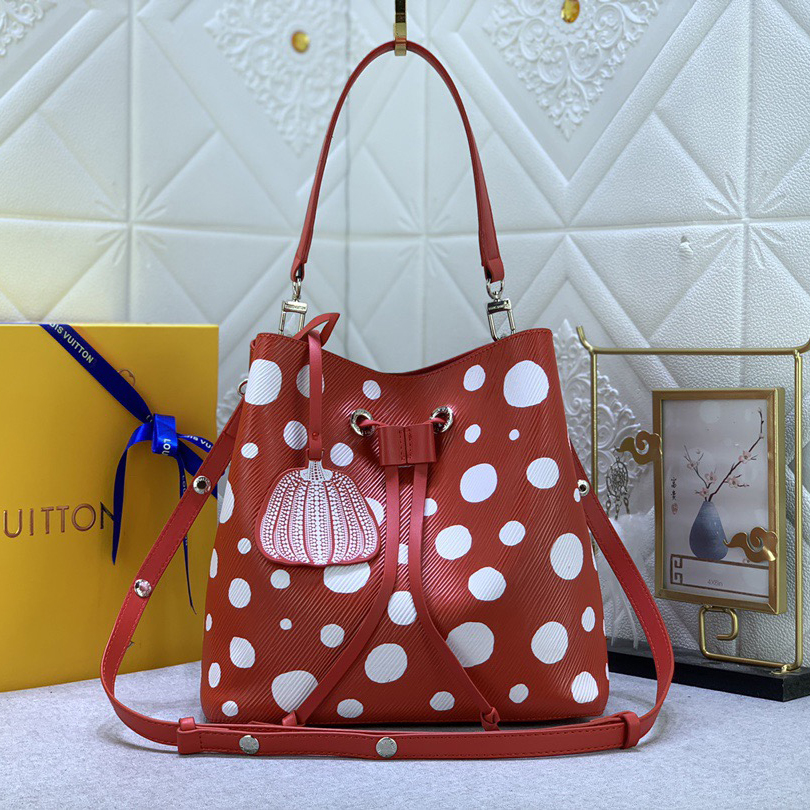 LV Designer Bagss Luxury Bag Classic Handbag Both The Chain And Adjustable Leather Shoulder Strap Can Be Disassembled The Canvas Surface Iconic Polka Dots Of Women Fashion Bag High Quality Leather Bag