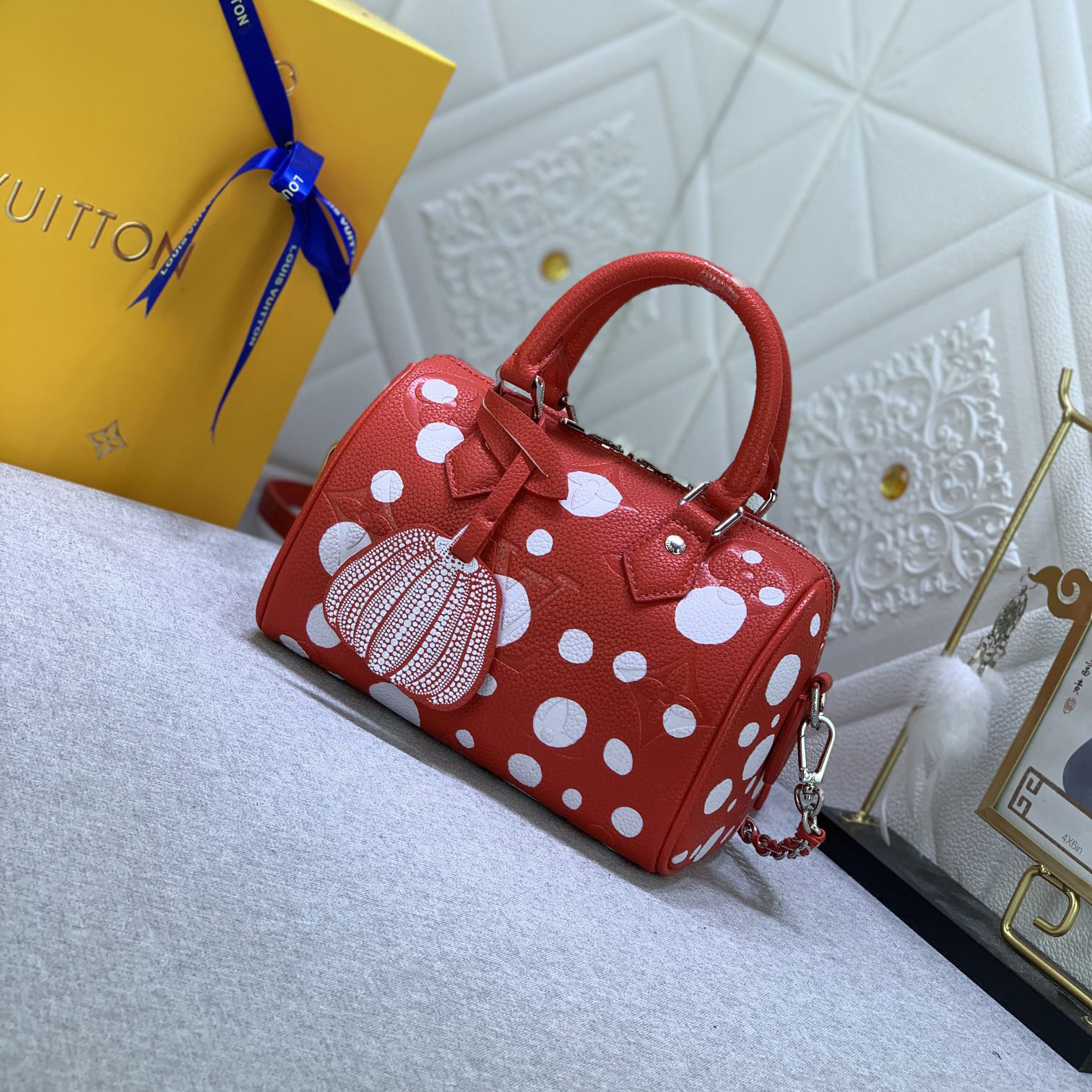 LV Designer Bagss Luxury Bag Classic Handbag Both The Chain And Adjustable Leather Shoulder Strap Can Be Disassembled The Canvas Surface Iconic Polka Dots Of Women Fashion Bag High Quality Leather Bag