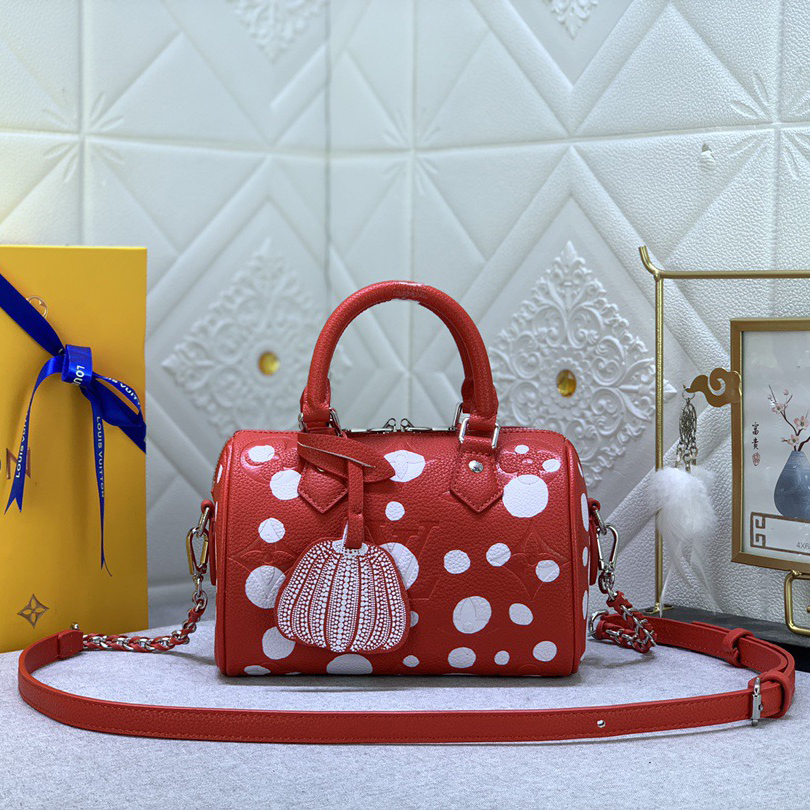 LV Designer Bagss Luxury Bag Classic Handbag Both The Chain And Adjustable Leather Shoulder Strap Can Be Disassembled The Canvas Surface Iconic Polka Dots Of Women Fashion Bag High Quality Leather Bag