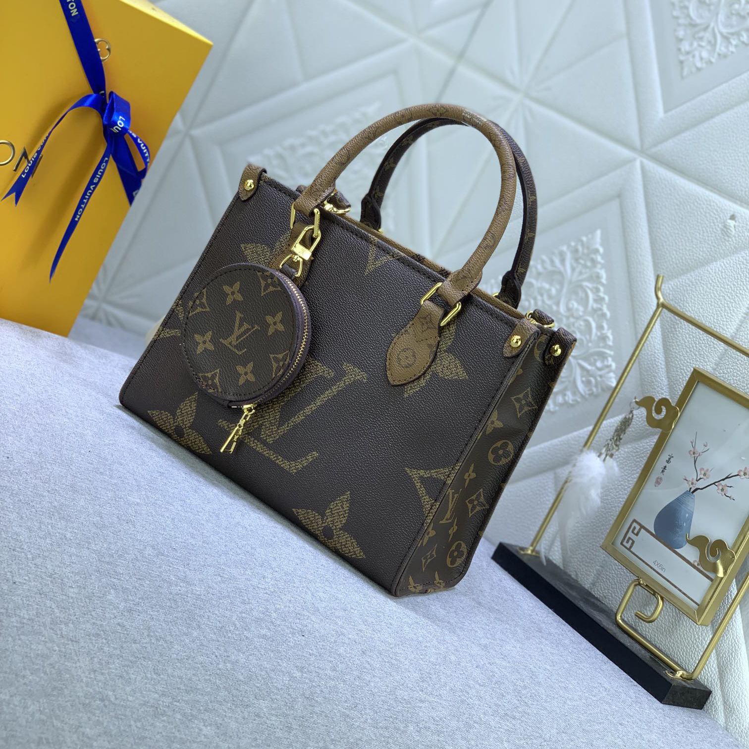 LV Designer Bagss Luxury Bag Classic Printing Handbag Detachable Handle And Detachable And Adjustable Strap Fashion Bag High Quality Leather Bag
