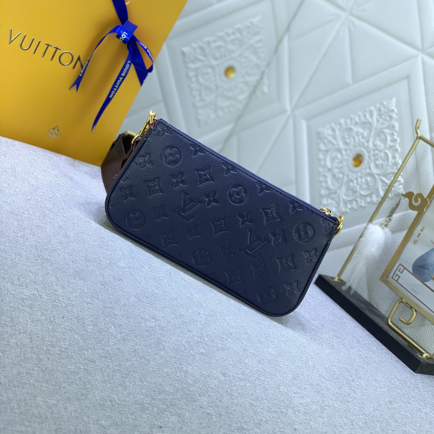 LV Designer Bagss Luxury Bag Classic Handbag Retro Print Three-Piece Bag Adjustable Shoulder Straps Can Also Be Removed Women High Quality Leather Bag