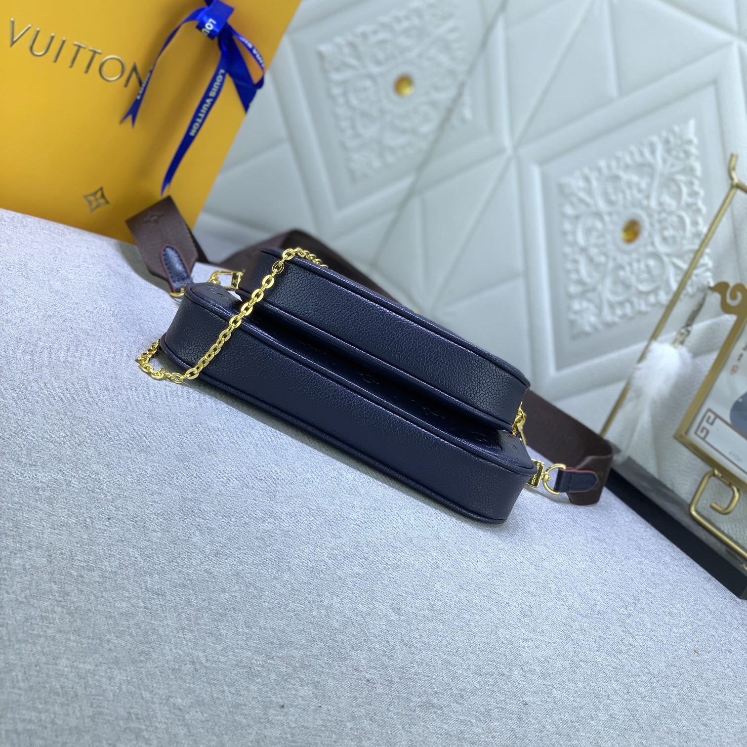 LV Designer Bagss Luxury Bag Classic Handbag Retro Print Three-Piece Bag Adjustable Shoulder Straps Can Also Be Removed Women High Quality Leather Bag