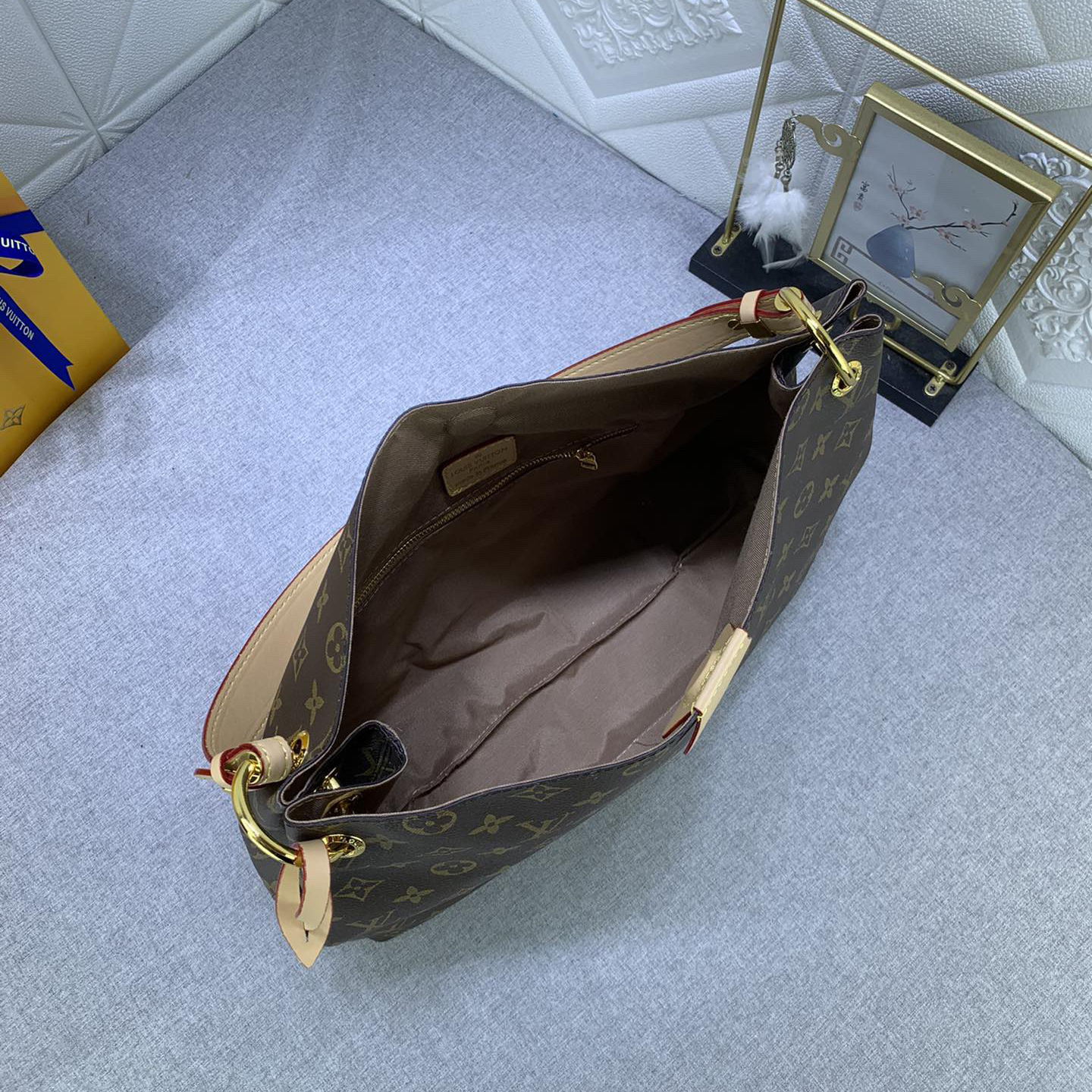 LV Designer Bag Shoulder Bag Luxury Bag Purse Tote Classic Logo Women's Tramp Bag High Quality Leather Crossbody Fashion Printed Hand Bag