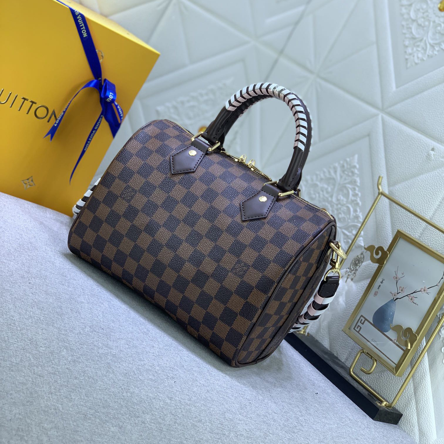 LV Designer Bagss Luxury Bag Classic Grid Handbag Pillow Bag Fashion Bag High Quality Leather Bag